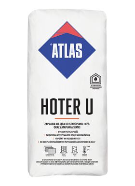 Atlas Hoter U - 2 in 1 | adhesive for fixing EPS, XPS boards and for mesh embedding
