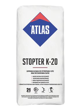 Atlas Stopter K-20 - 2 in 1 | adhesive for EPS, XPS boards and for mesh embedding
