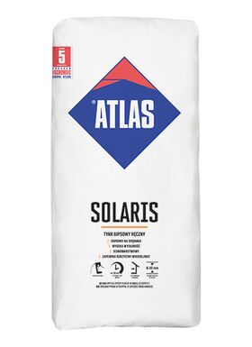 ATLAS SOLARIS | gipsputs för inomhusbruk | enskiktsputs