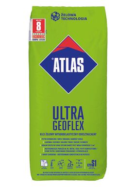 Atlas ULTRA GEOFLEX : gel colle pour carreaux de grand format