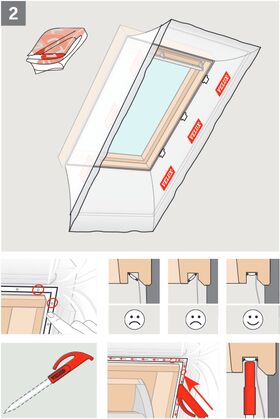 VELUX Dampfsperrschürze BBX