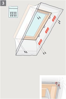 VELUX Dampfsperrschürze BBX