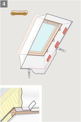 VELUX Dampfsperrschürze BBX