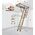 FAKRO Escalier escamotable LWL Extra, avec une echelle en bois, mécanisme d’allègement
