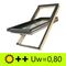Dachfenster FAKRO FTT U6 : energieeffizientes Schwingfenster aus Holz mit 3-fach Verglasung und VSG