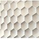 Panneaux en gypse HEXAGON (72x62 cm)